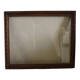 Wood frame old window small flowers framing