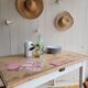 Rectangular wooden dining table - 4/6 people