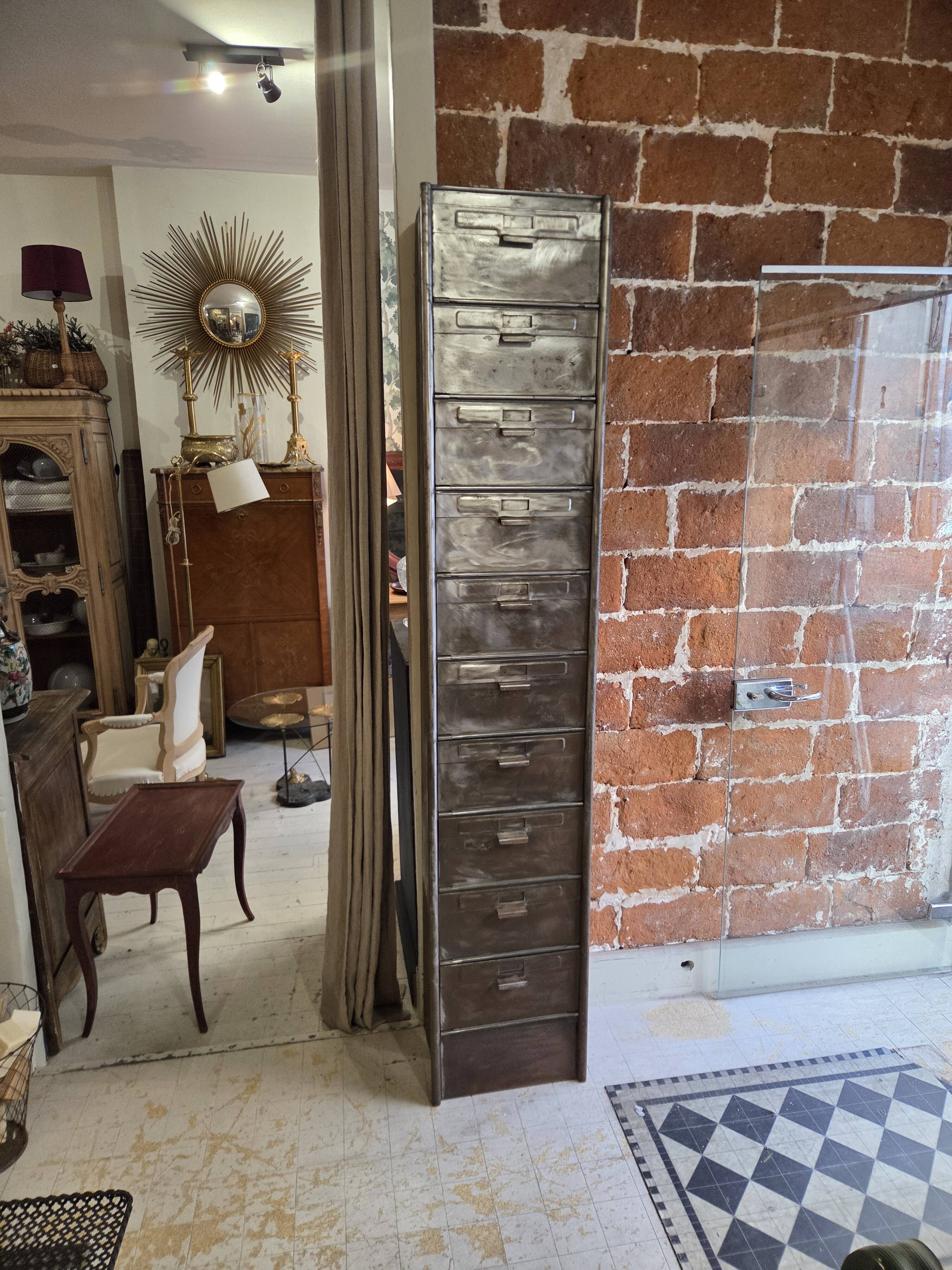 steel locker with flaps