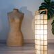 1960s lamp made of Capiz shell.