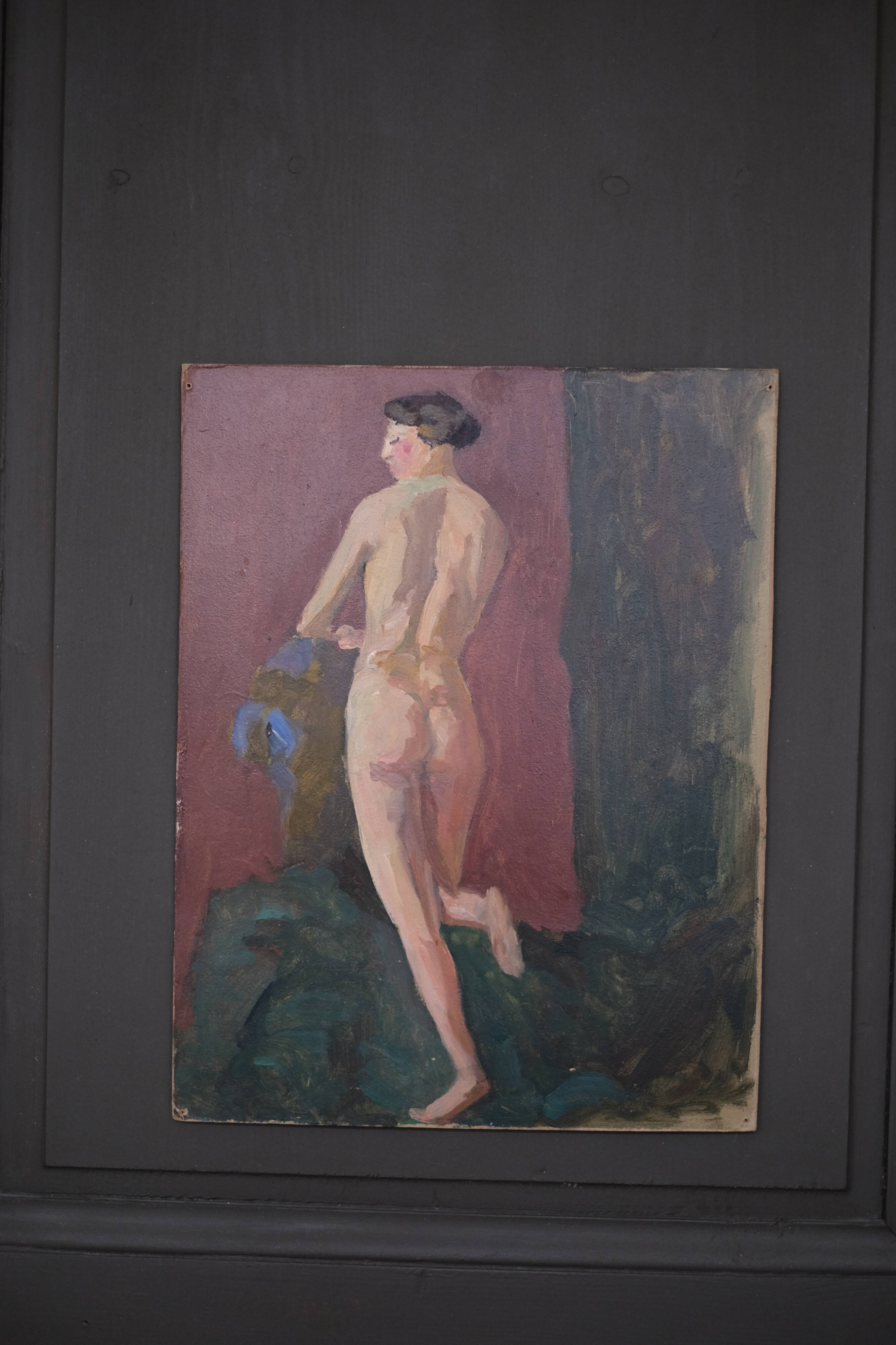 Double-sided female nude painting N°2