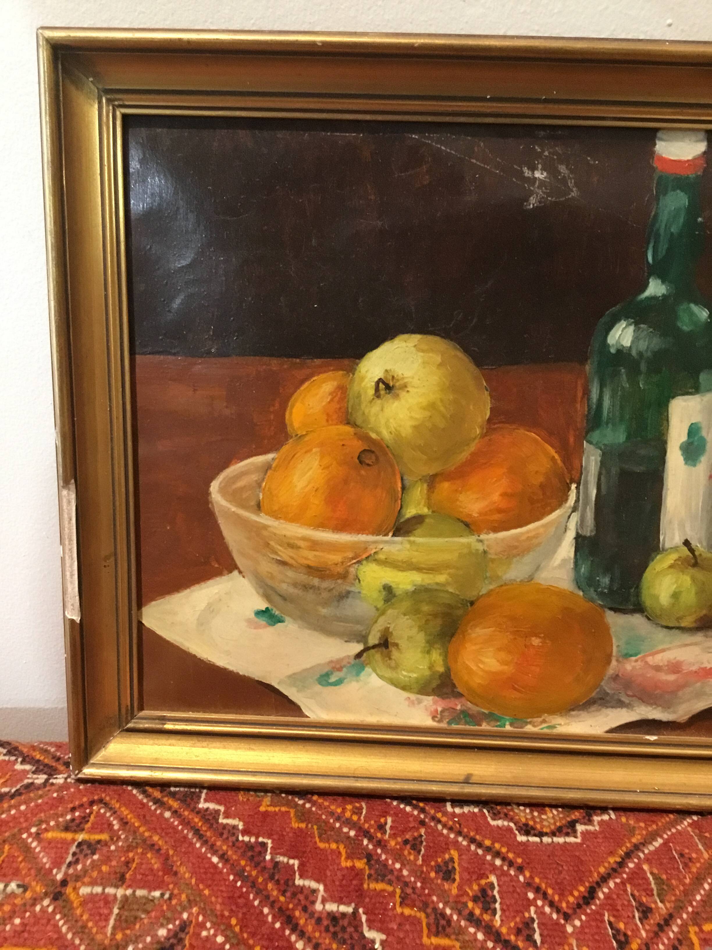 Oil painting by R. Sintes