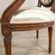 Early 19th Century Louis XVI French Walnut Armchair