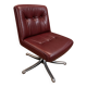 Leather armchair P128 Osvaldo Bordani