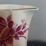 Toilet pitcher / pitcher / vase model Pauline de Moulin des Loups, faience decoration with red rose