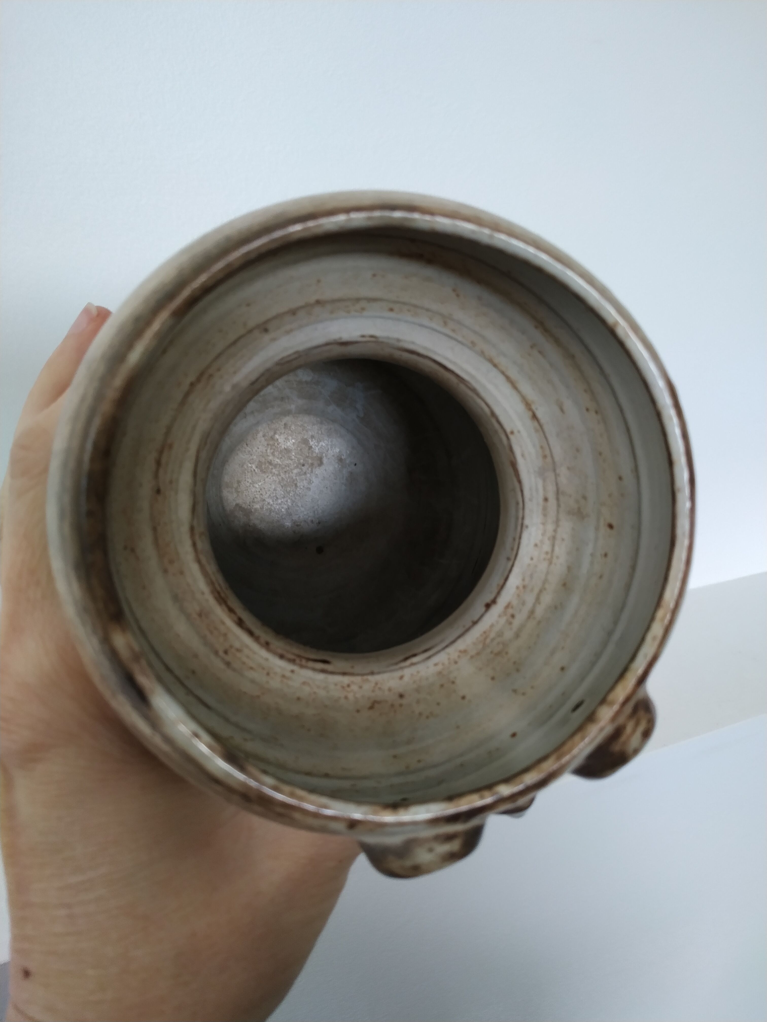 Pouchain vase Dieulefit Owl Ceramics 1950
