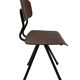 Vintage industrial children's chair, school chair, Dutch design