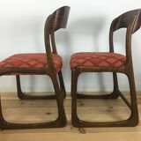 6 Baumann chairs sled rosewood