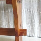 Solid wood bench - mid 20th century