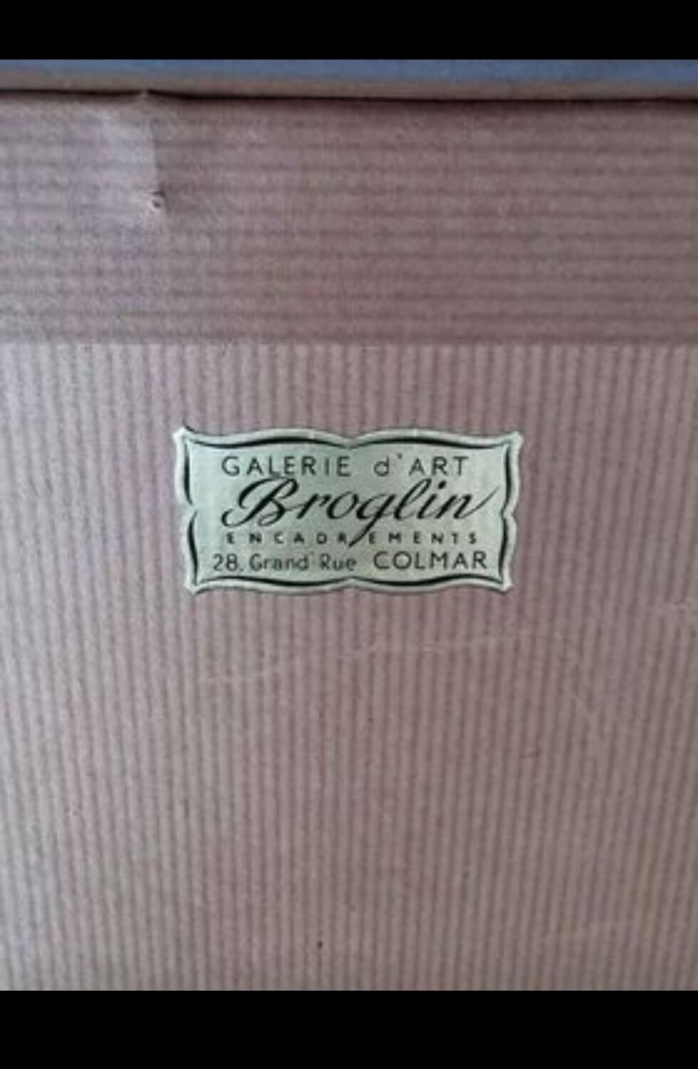 Old painting Butterflies Bernard Buffet 70's