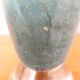 Turquoise and brass table lamp
