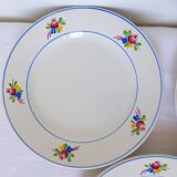 3 flat plates of Gien model Nice