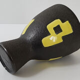 Vintage vase diabolo Elchinger 1950