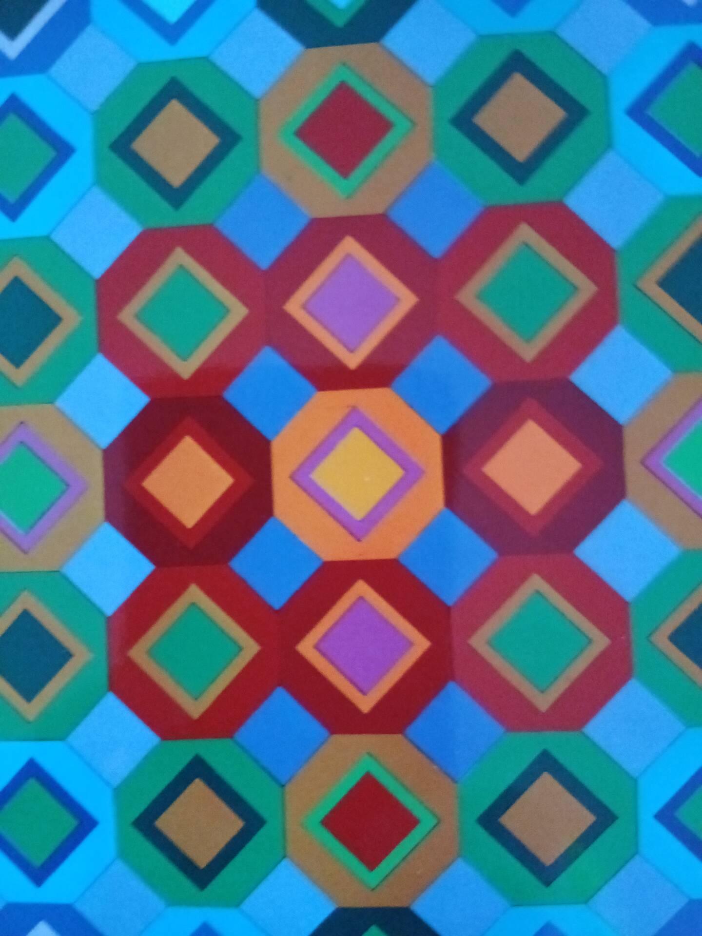 Victor Vasarely Serigraphy op art Editions du Griffon