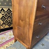 Art Deco walnut chest of drawers