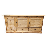 Old trade furniture with 3 drawers and 3 doors
