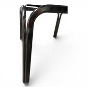 Vintage 70s coffee table - Chrome & smoked glass