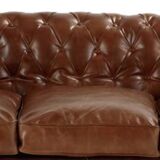 Vintage Chesterfield Leather Sofa
