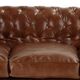 Canapé en cuir vintage Chesterfield