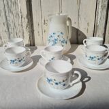 Arcopal forget-me-not Veronica and pourer cups