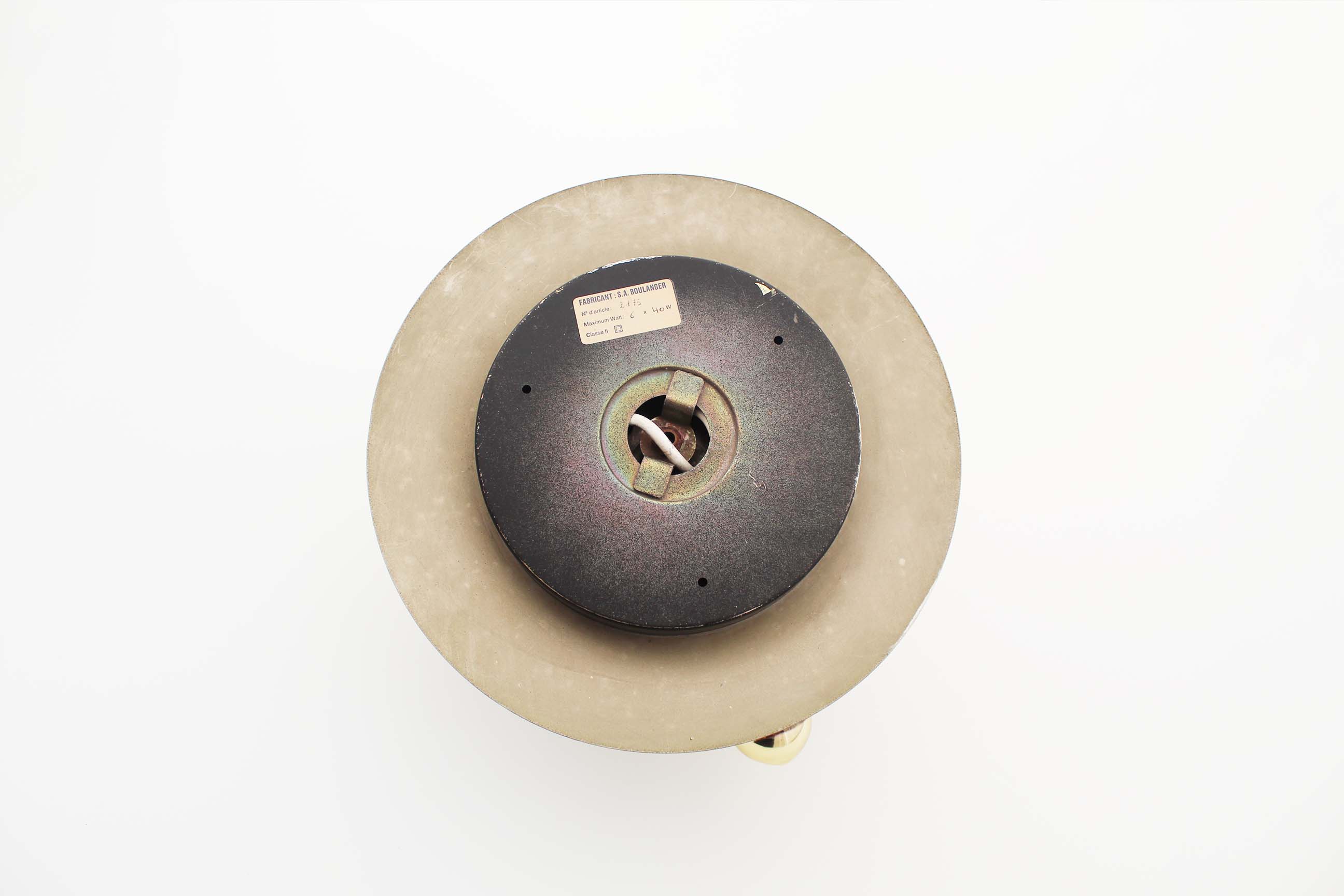 Brass sputnik wall light by Sa Boulanger