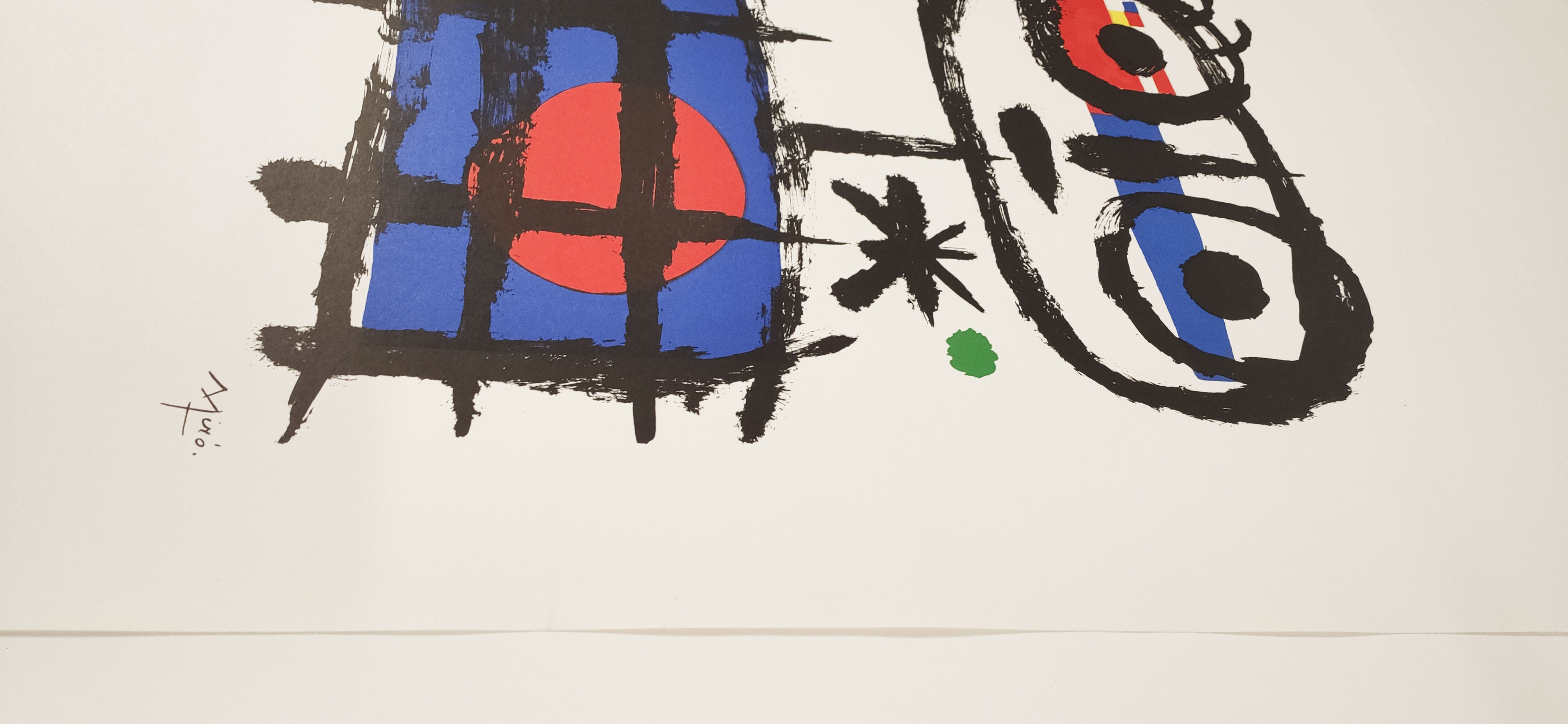Poster after Joan miró