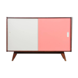 Vintage dark oak chest of drawers by Jiri Jiroutek, model U-452, 1960s