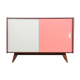 Commode vintage en chêne foncé par Jiri Jiroutek, modèle U-452, 1960