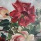 Oil on still life panel with roses