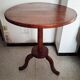 Large walnut side table