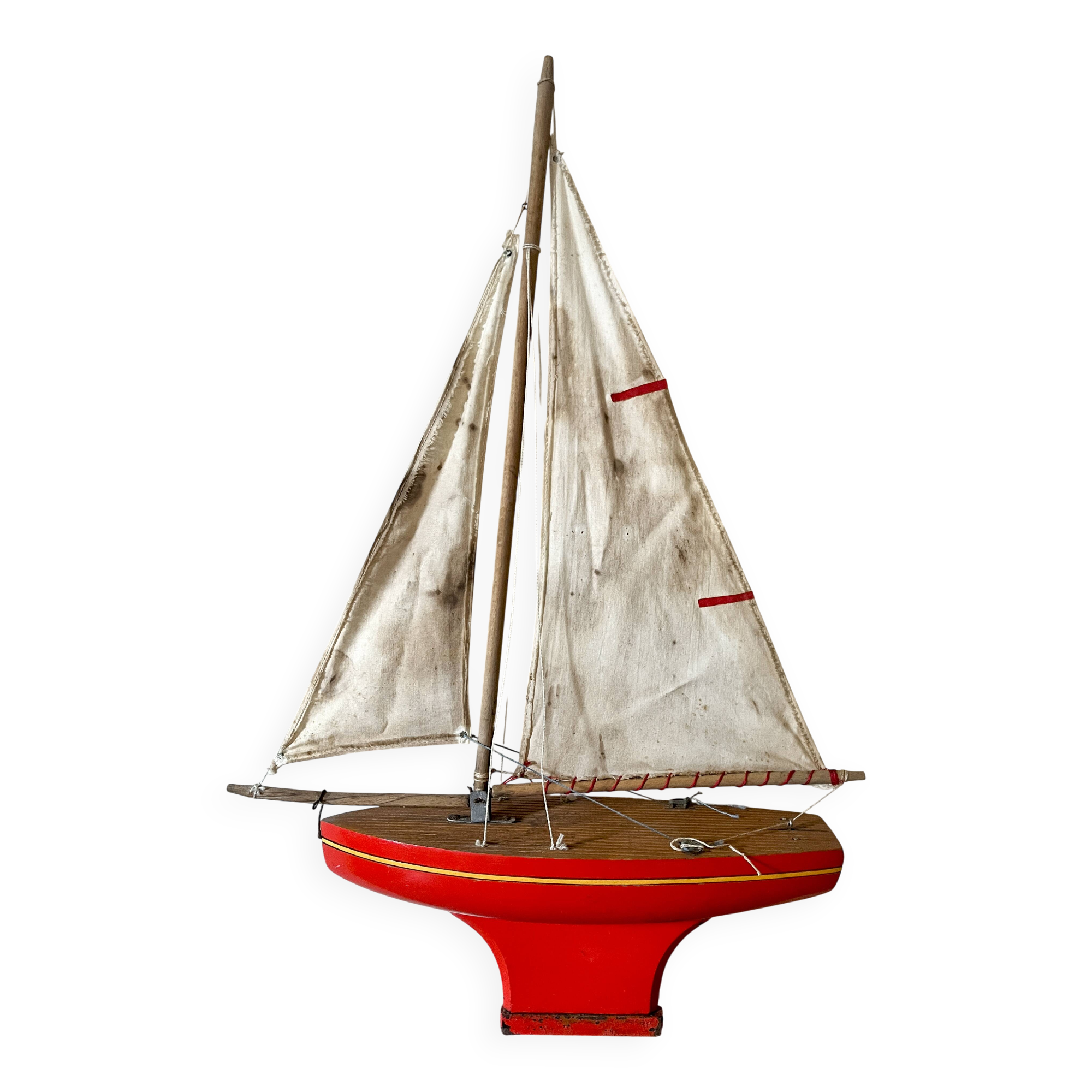 Tirot model 401, vintage toy, French brand basin sailboat