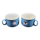 Vintage set of 2 ceramic bowls Just Mugs England