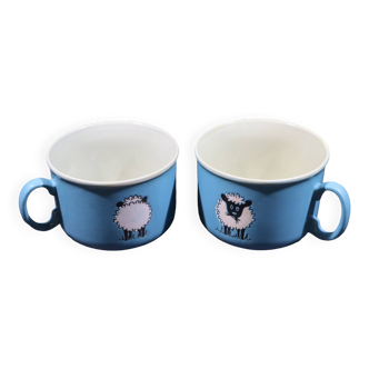 Vintage set de 2 bols en céramique Just Mugs England