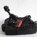 Ashtray colonial art of the 50s