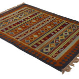 Anatolian handmade kilim rug 268 cm x 166 cm