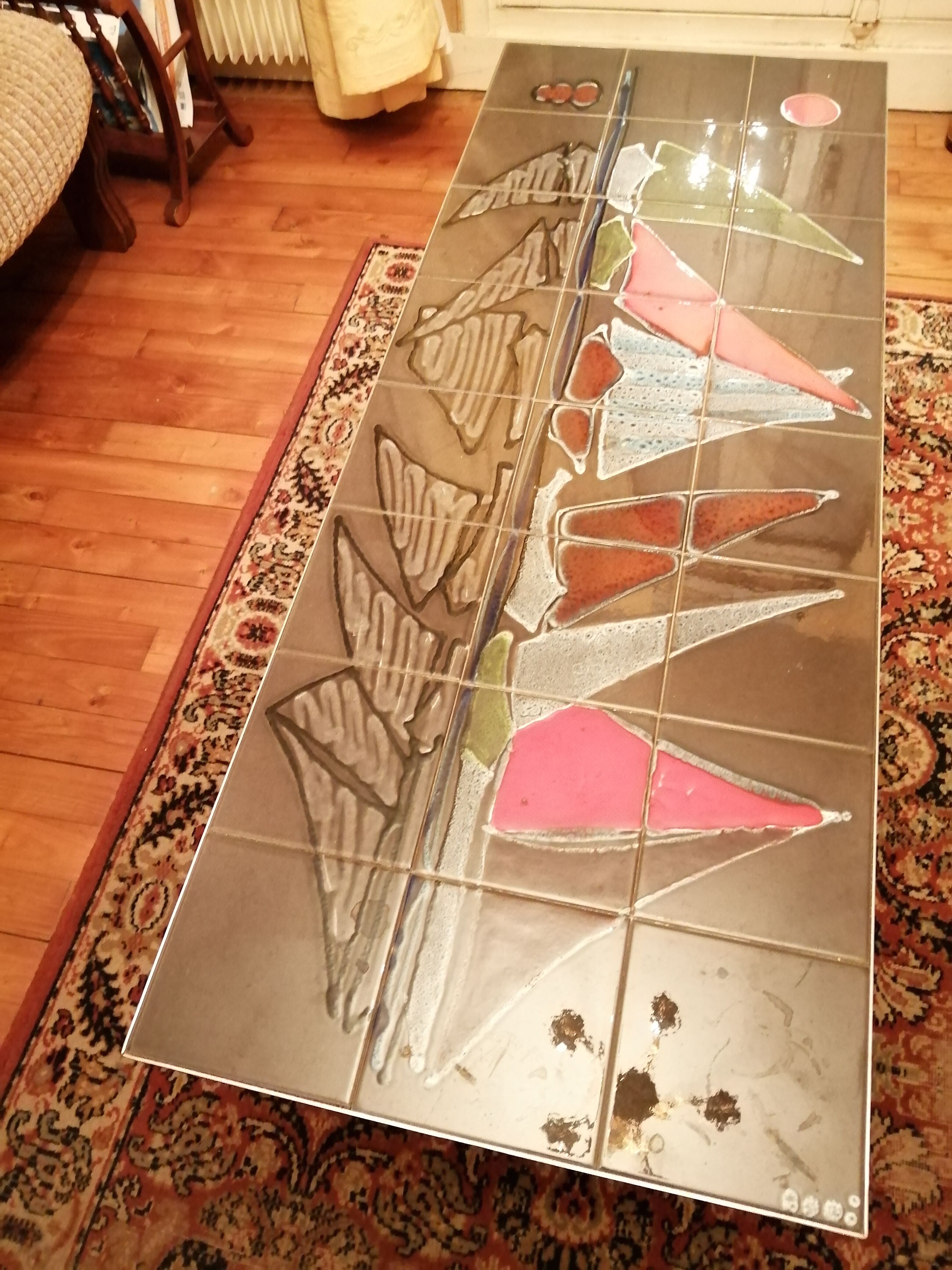 Vintage coffee table Vallauris 1960