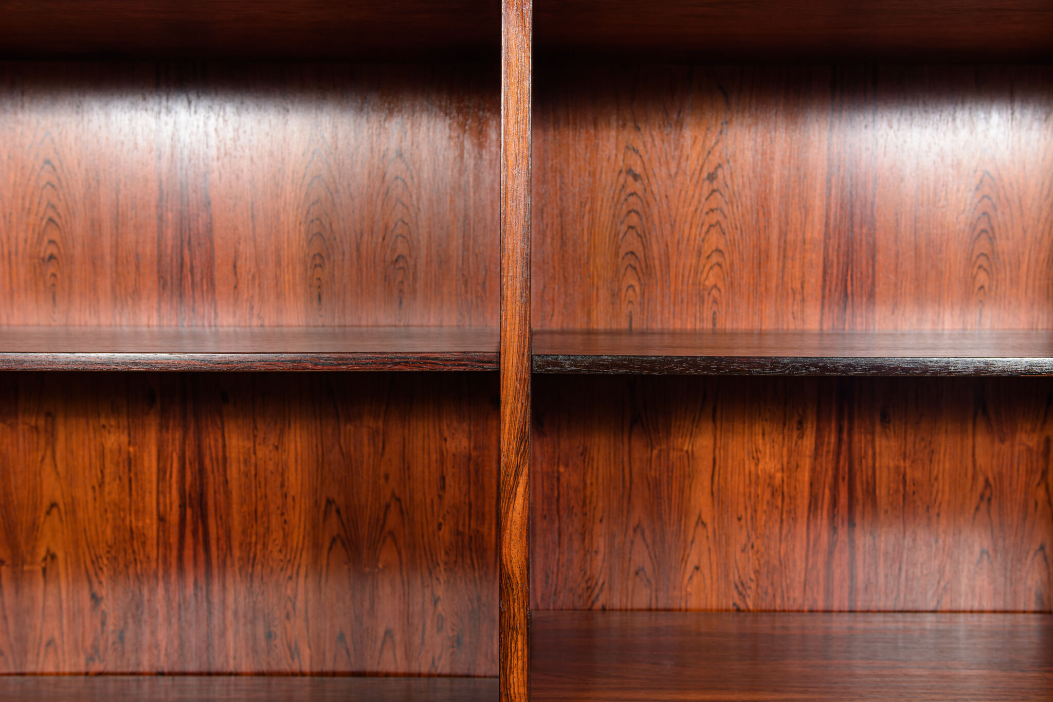 Mid-Century Model 6 Rosewood Bookcase by Omann Jun, Denmark, 1960s