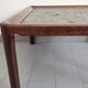 1960s Scandinavian coffee table in teak and schist