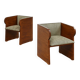Pair of Swedish modern armchairs, Sweden, 1940s