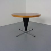 Early Cone Table by Verner Panton for Plus-Linje, 1950s