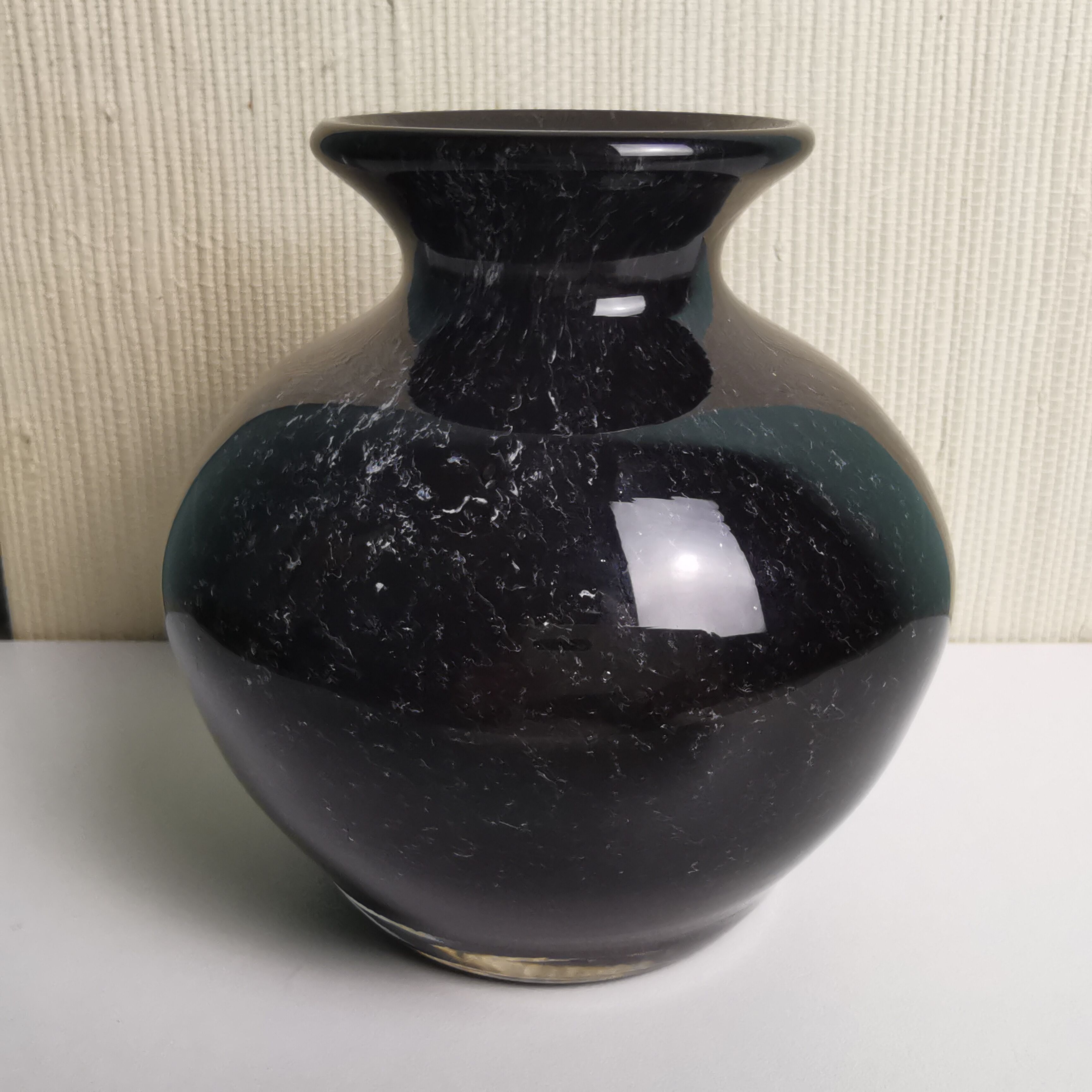 Blown glass vase