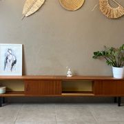 Vintage wooden sideboard from the 50s (shallow)