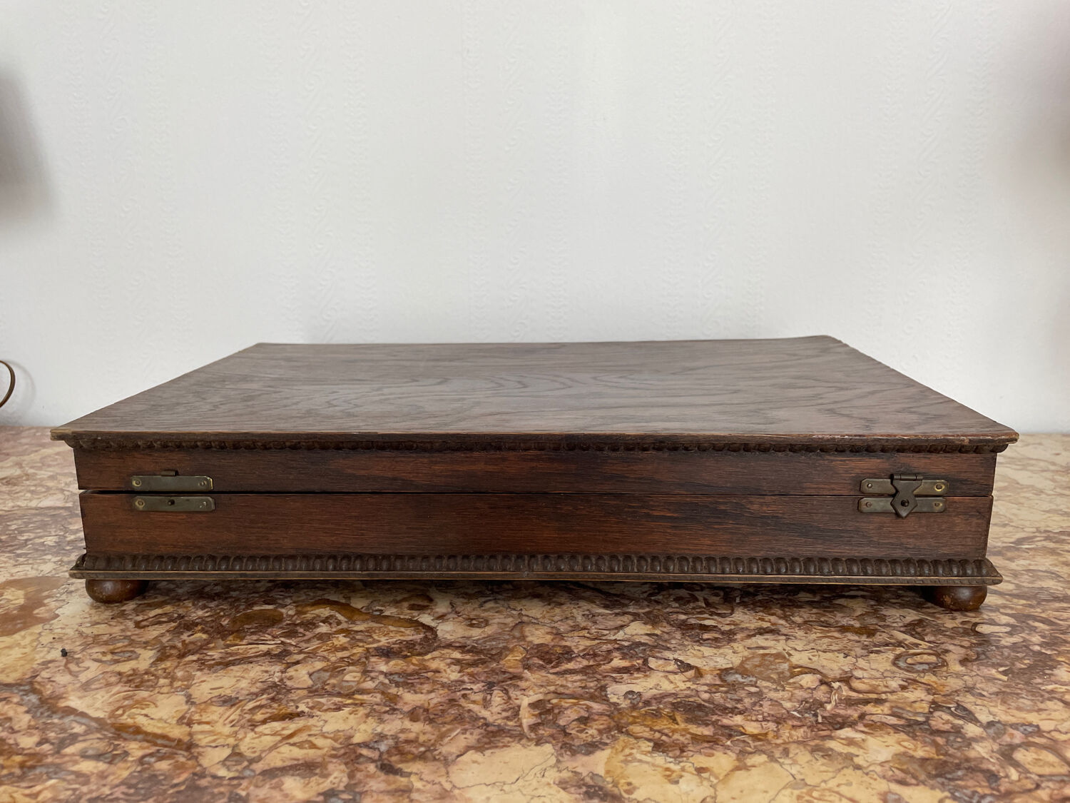 Wooden travel writing box