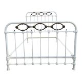 Art Deco brass almond metal bed 120x190