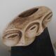Double antropomorph stone vase