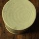 Gray beige glazed stoneware pot