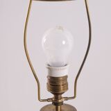 Danish brass table lamp, 1950s Denmark