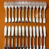 Christofle Cluny, 12 fish place settings, brand new condition