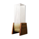 Glass candleholder