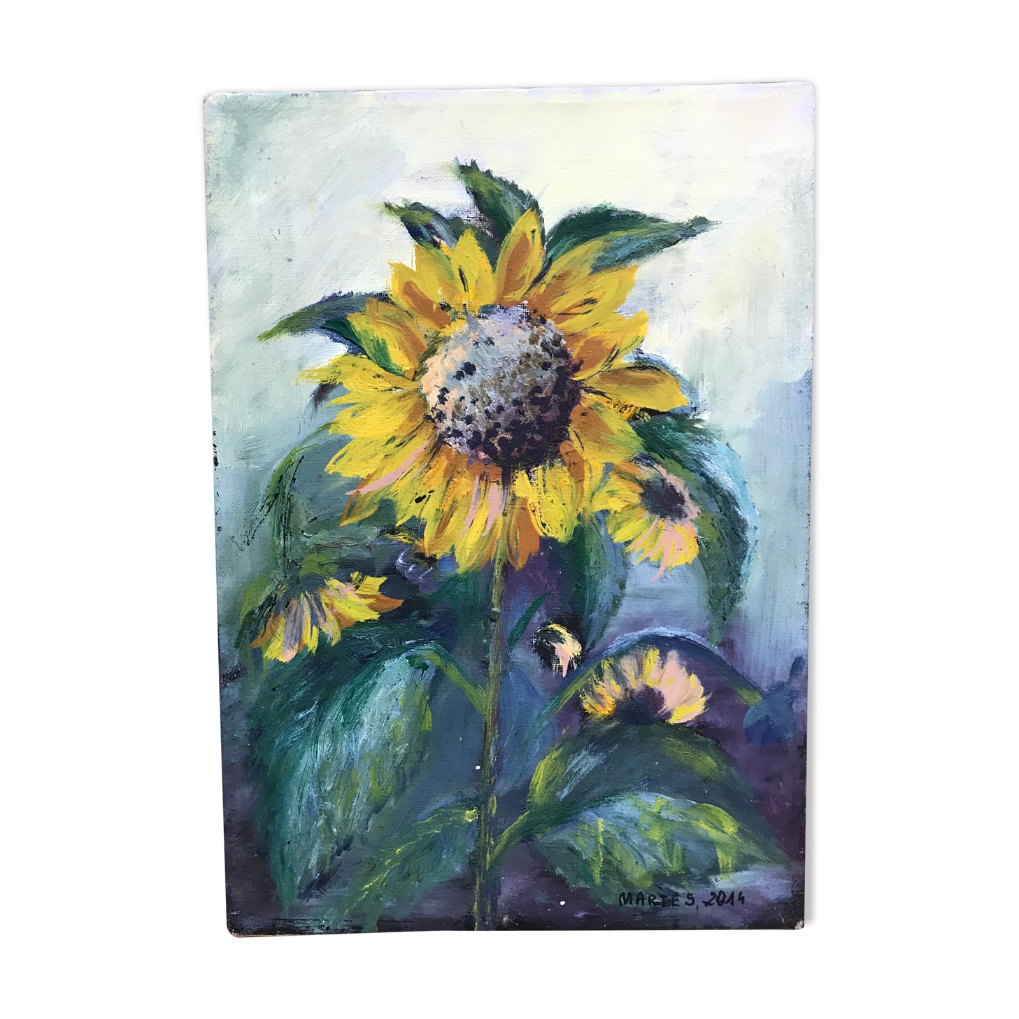 Sunflower painting still life